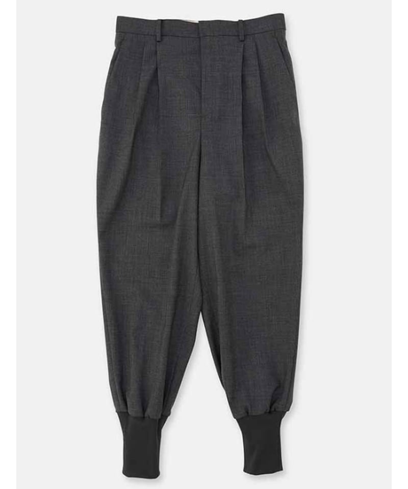 2 Tuck tapered hem rib pants – DIGAWEL ONLINE STORE