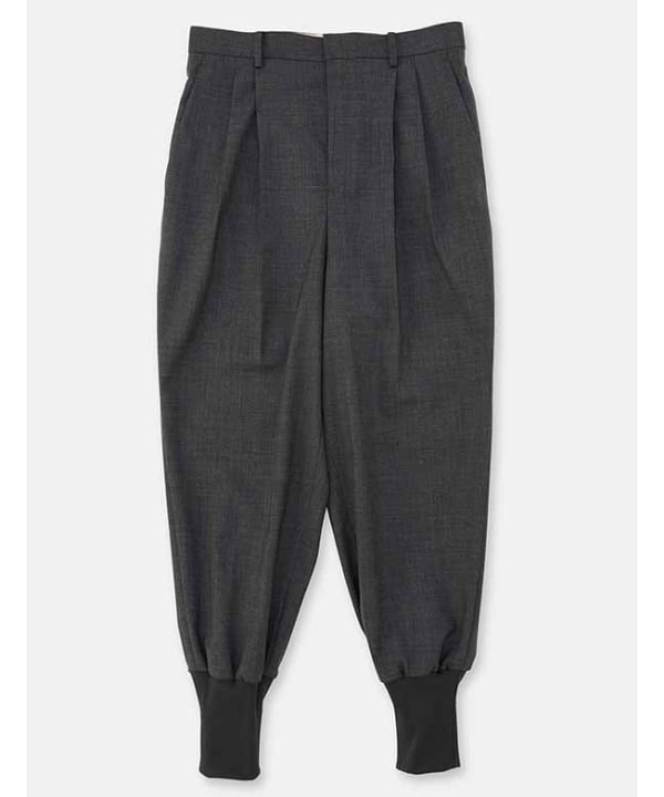 DIGAWEL 2Tuck tapered hem rib pants【C.GRAY】 | w