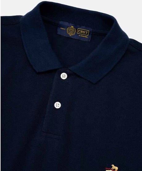 DIGAWEL × J.PRESS「CRST」 Polo Shirts【NAVY】