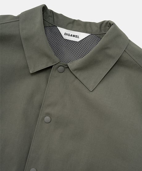 DIGAWEL  Coach S/S Shirt jacket【SAGE】