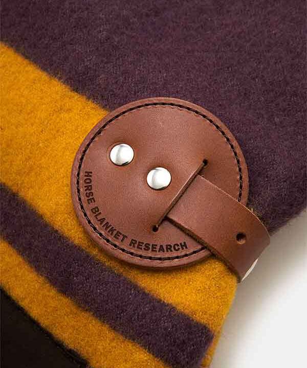 DIGAWEL Horse Blanket Vest【MUSTARD/PURPLE】 | w