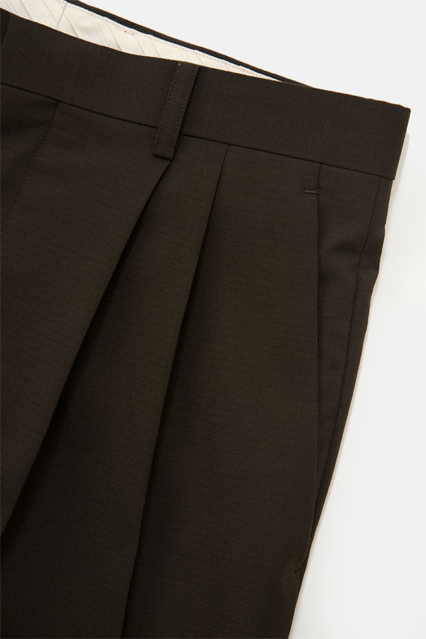 DIGAWEL 2 Tuck Tapered Pants ② combat wool【OLI