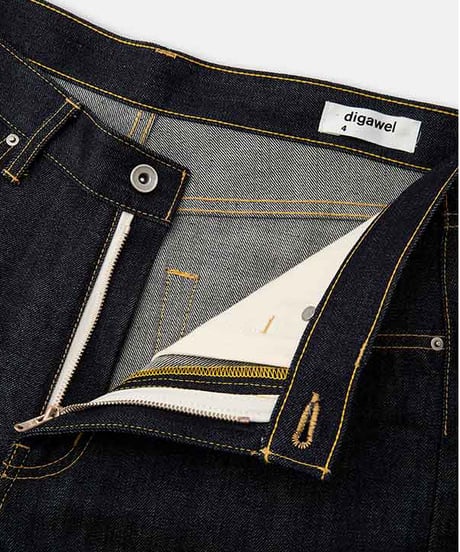 DIGAWEL  STRAIGHT DENIM PANTS