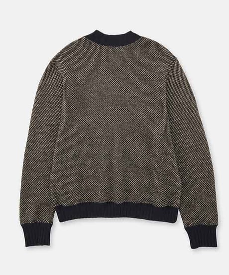 DIGAWEL Hexagonal patterns knit rib sweatshirt【c.gray】