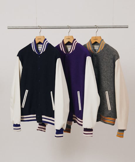 URU TOKYO×DIGAWEL  Varsity Jacket【PURPLE】