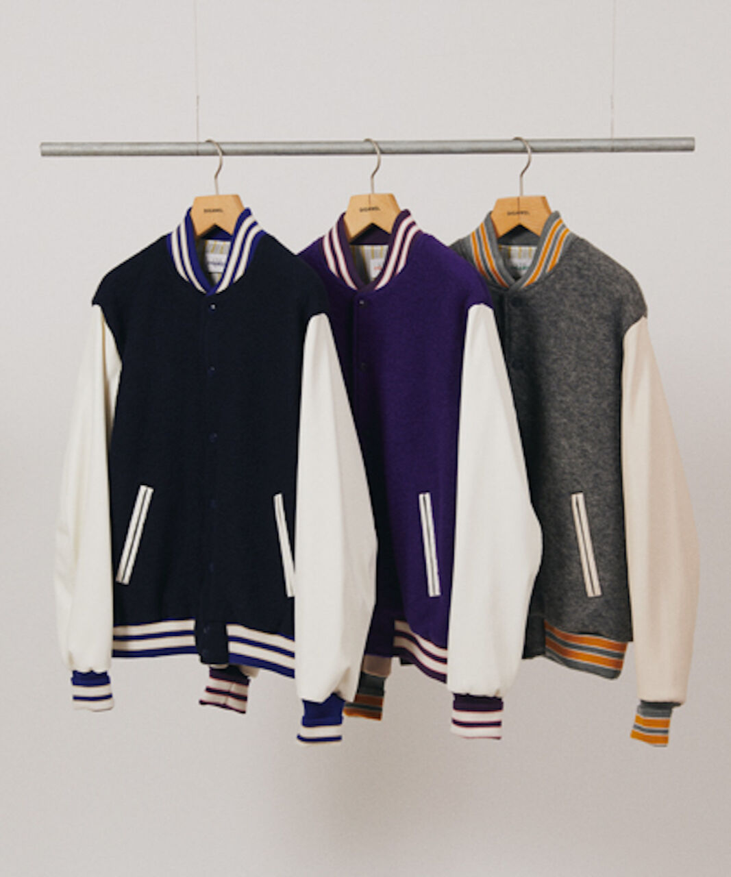 URU TOKYO×DIGAWEL Varsity Jacket【PURPLE】 | welles