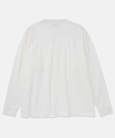 DIGAWEL × J.PRESS「CRST」CRST Pocket Long Sleeve Tshirts【WHITE】