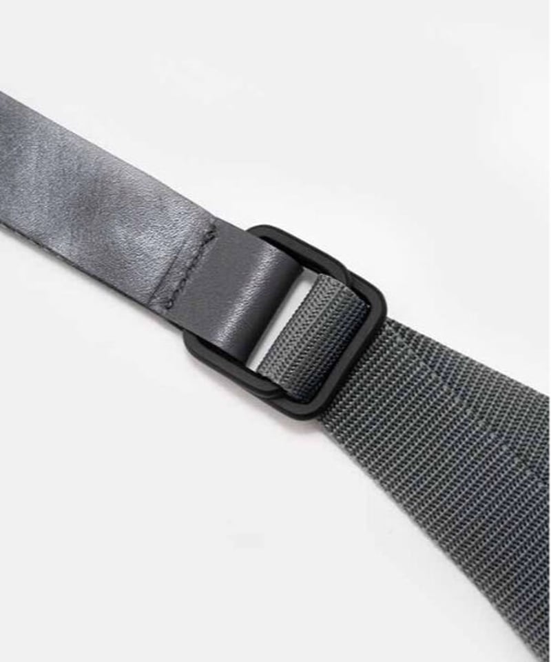 DIGAWEL × J.PRESS「CRST」 doubleD Ring Belt【GRAY】