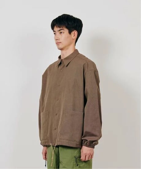DIGAWEL  Coach L/S Shirt jacket【BROWN】