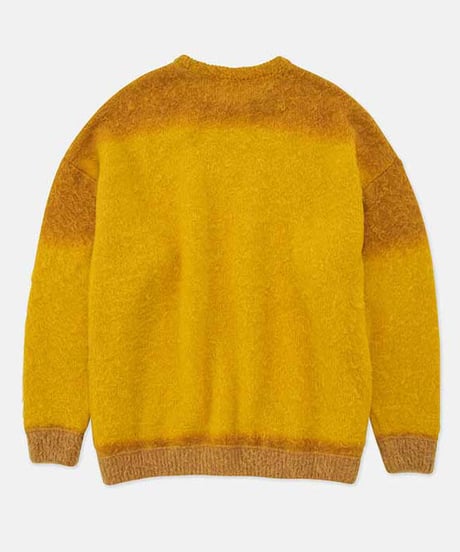 DIGAWEL Print Mohair Sweater【YELLOW】
