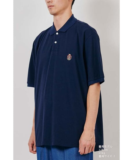 DIGAWEL × J.PRESS「CRST」 Polo Shirts【NAVY】