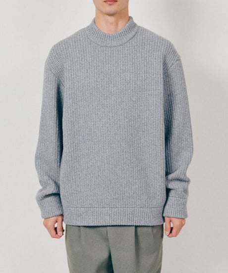 DIGAWEL Mockneck Sweater【BLUE MIX】