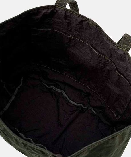 DIGAWEL  Garment Dye Vinyl Tote Bag (L)【OLIVE】