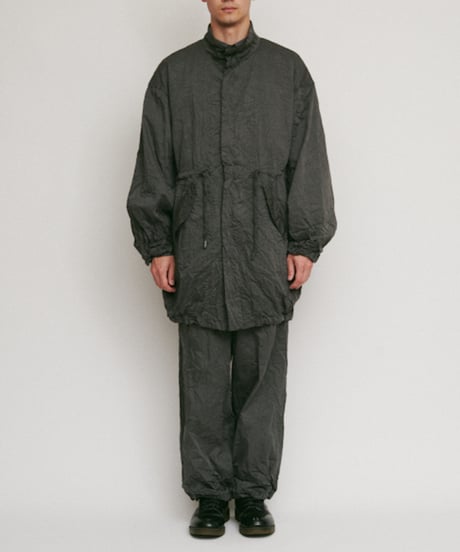 DIGAWEL Loose coat (crease finish)【GRAY】