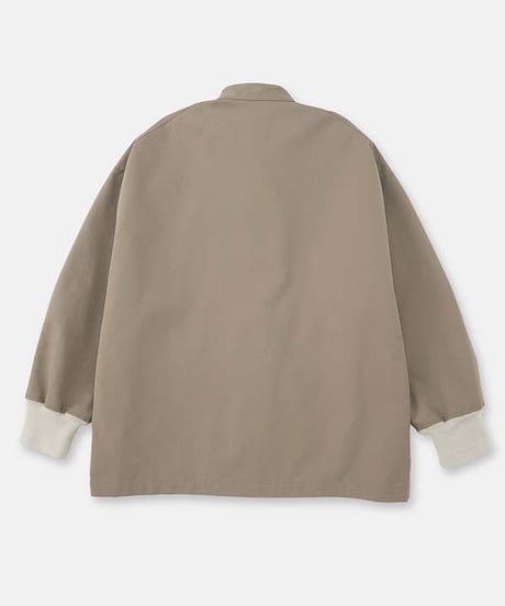 DIGAWEL Cuff rib shirt【GRAY】