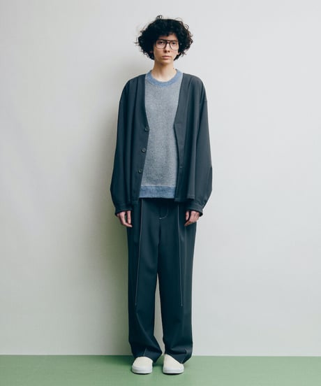 DIGAWEL  Hexagonal Patterns Sweatshirt【SAX】