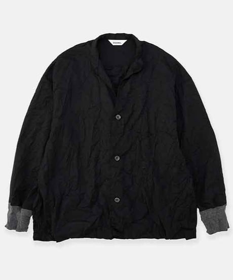 DIGAWEL Cuff rib shirt (crease finish)【C.GRAY】