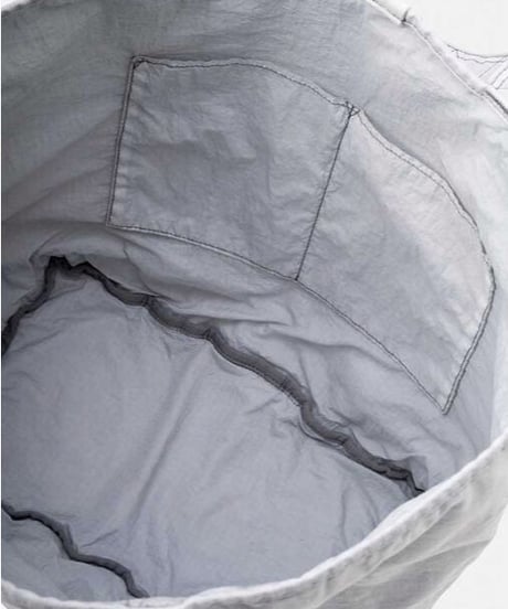 DIGAWEL  Garment Dye Vinyl Tote Bag (M)【LIGHT GRAY】