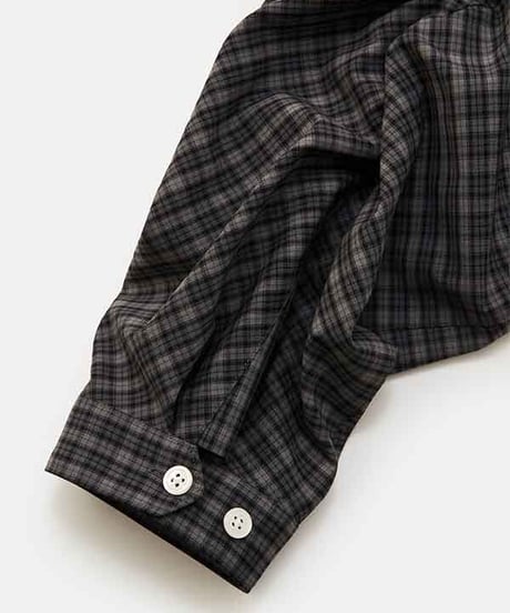 DIGAWEL  Puckering Shirt【GRAY CHECK】