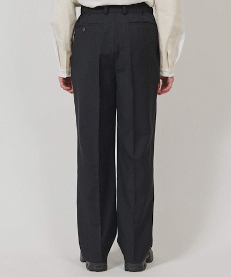 2025SS DIGAWEL In Tuck Pants サイズ2 ディガウェル DIGAWEL In tuck Pants ② T/W【BLACK】 | welles