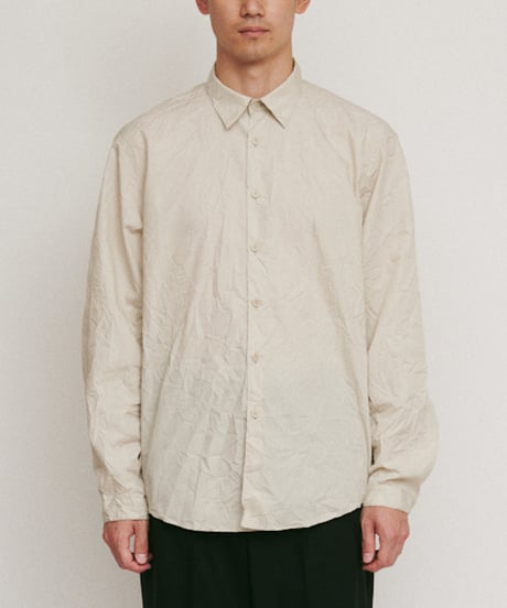 DIGAWEL  Shirt (crease finish)【SAND BEIGE】