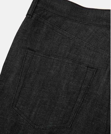 DIGAWEL  STRAIGHT DENIM PANTS【BLACK】