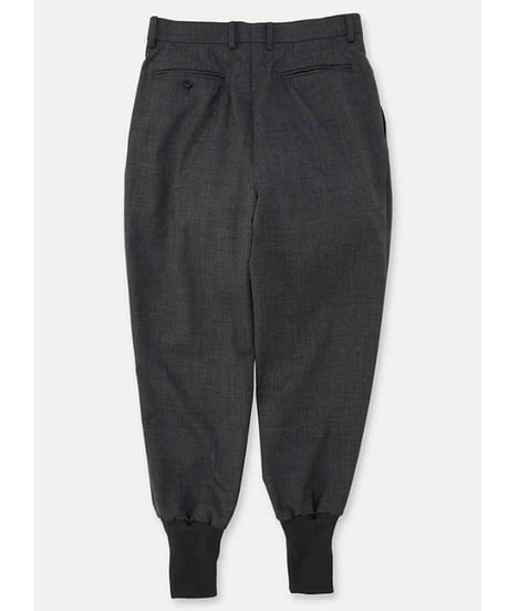 DIGAWEL 2Tuck tapered hem rib pants【C.GRAY】