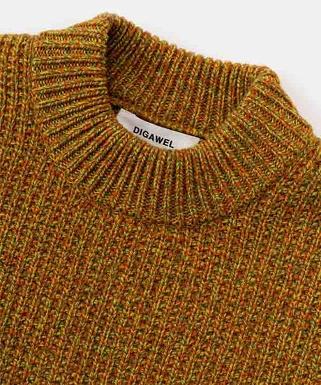DIGAWEL Mockneck Sweater【ORANGE MIX】