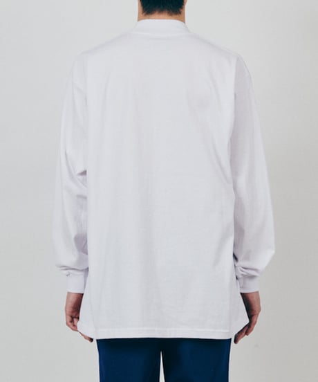 DIGAWEL  Mock Turtle L/S Tee(ready-made) embroidery