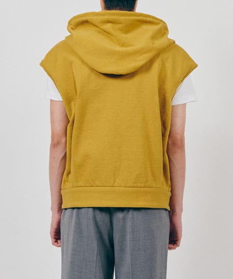 DIGAWEL  Hoodie vest ( URU TOKYO×DIGAWEL )【MASTARD】