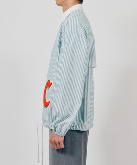 DIGAWEL  Coach L/S Shirt jacket【STRIPE】