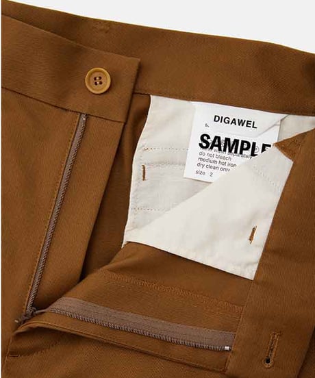 DIGAWEL CP cropped slacks ① 【CAMEL】