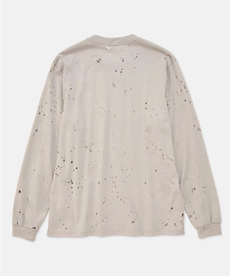 DIGAWEL  Damage L/S T-shirt【GREIGE】