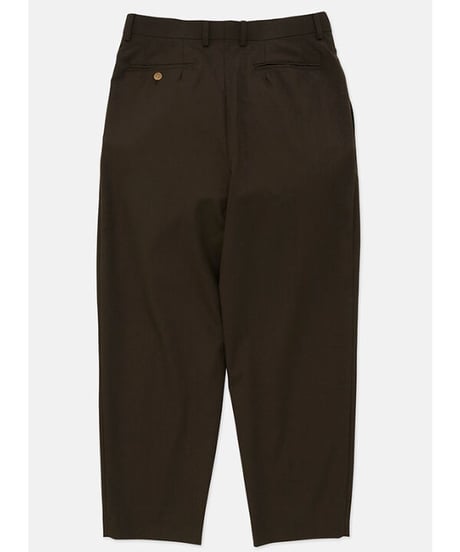 DIGAWEL  2 Tuck Tapered Pants ② combat wool【OLIVE】
