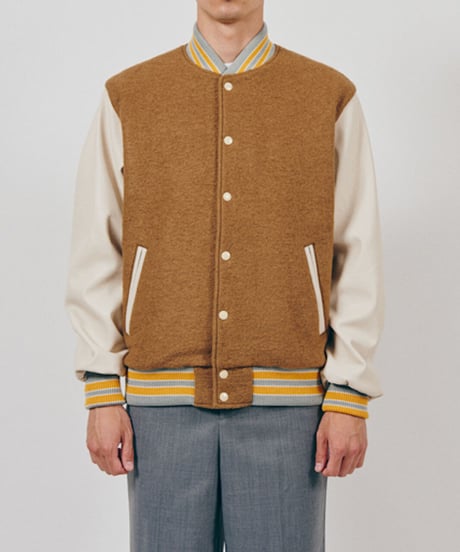 DIGAWEL  Varsity Jacket ( URU TOKYO×DIGAWEL )【CAMEL】