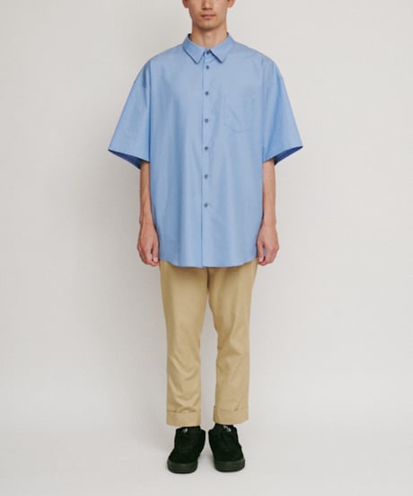 DIGAWEL Oversized S/S shirt【DARK SAX】