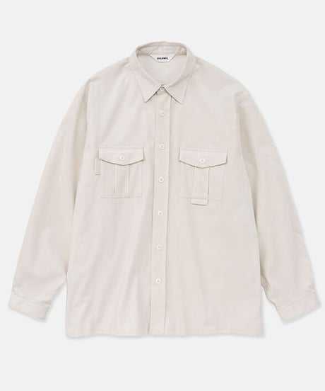 DIGAWEL  Corduroy Shirt【WHITE】