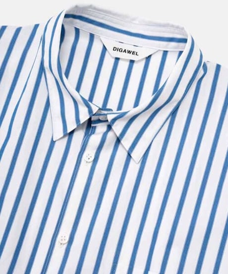 DIGAWEL  Oversized Shirt【BLUE STRIPE】