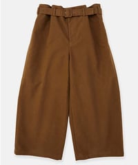 DIGAWEL Belt pants ① moleskin【KHAKI】