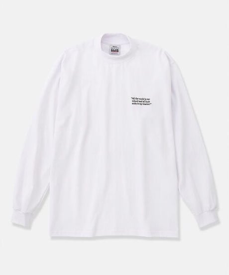 DIGAWEL  Mock Turtle L/S Tee(ready-made) embroidery