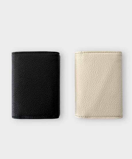 DIGAWEL  THREE FOLD PURSE【WHITE】