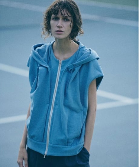 DIGAWEL  Hoodie vest ( URU TOKYO×DIGAWEL )【L.BLUE】