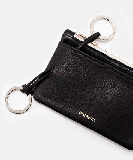 DIGAWEL  Ring Card Case【BLACK】