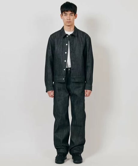 DIGAWEL  STRAIGHT DENIM PANTS【BLACK】