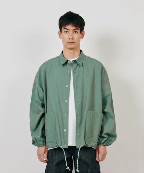 DIGAWEL  Coach L/S Shirt jacket【GREEN】