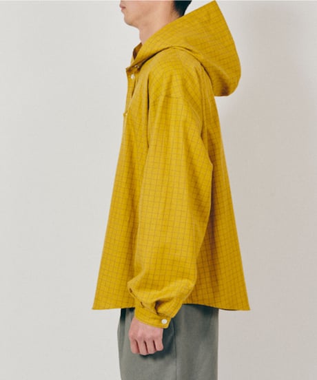 DIGAWEL  Hoodie Shirt ① check【MUSTARD】