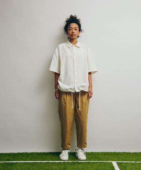 DIGAWEL  2 Tuck Tapered Pants【BEIGE】