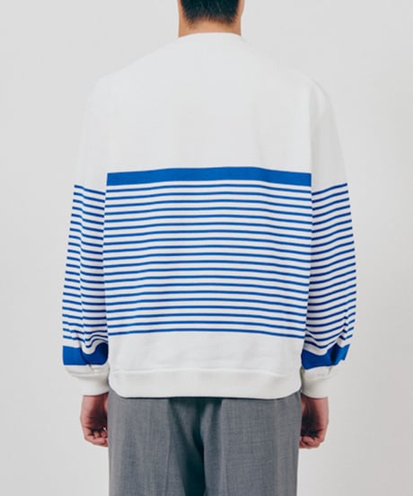 DIGAWEL  Border Sweater【BLUE】