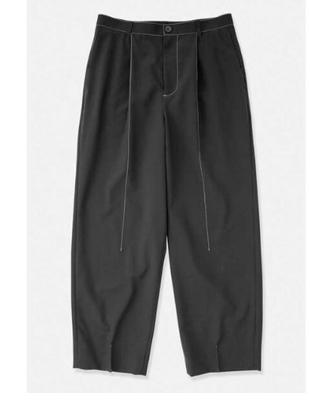 DIGAWEL  Stitch 1Tuck Pants【GRAY】
