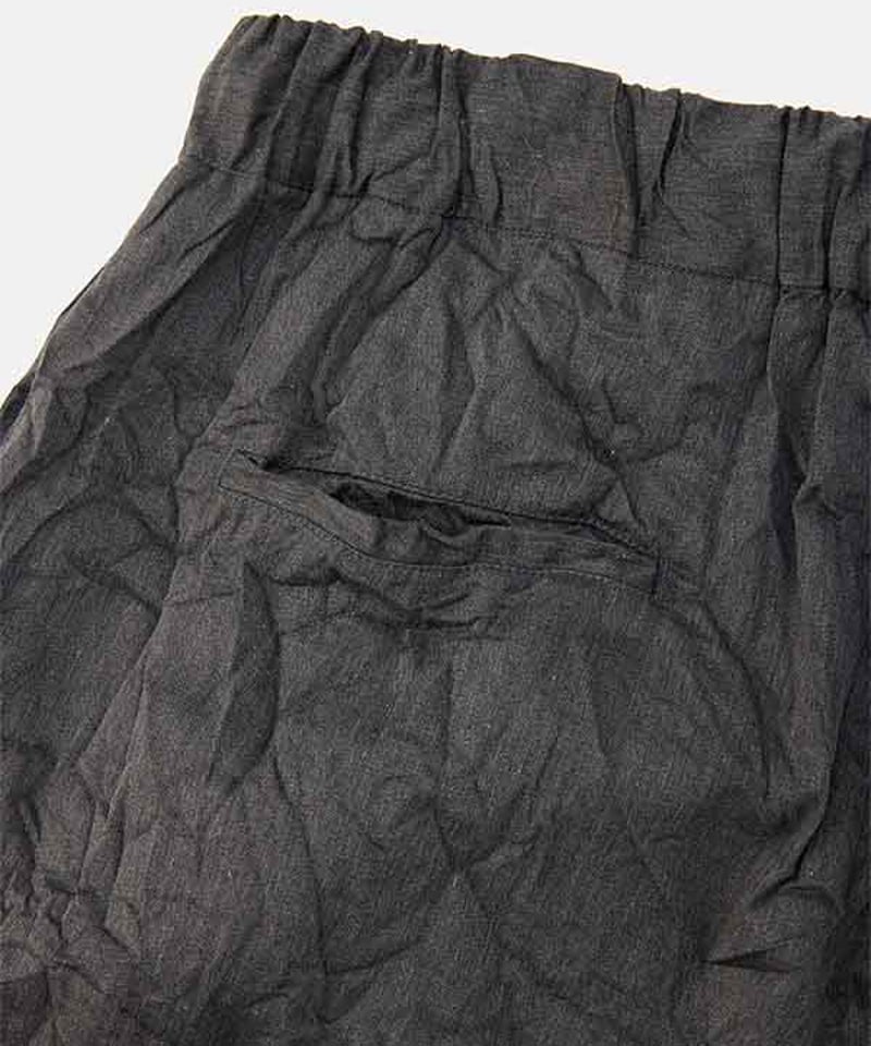 DIGAWEL Wide lounge pants (crease finish)【GRAY